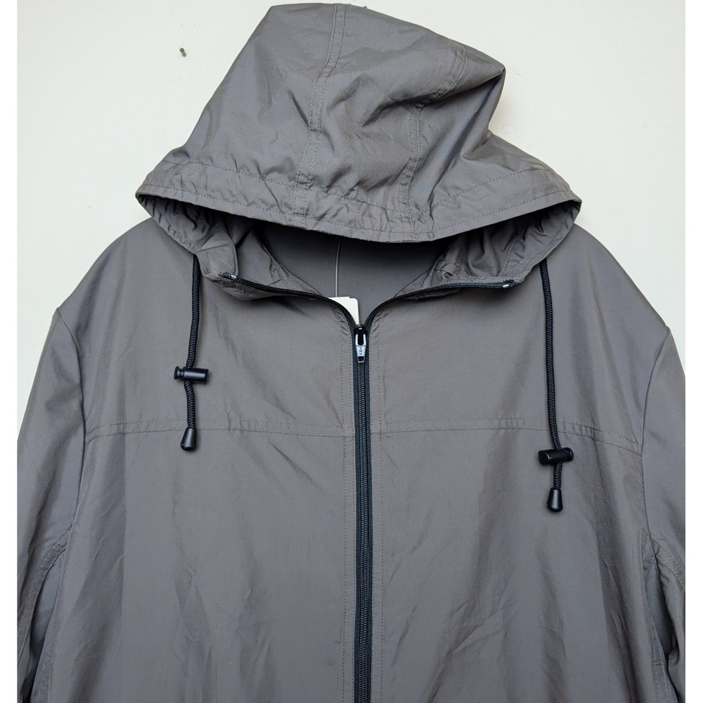 Vintage Banana Republic Jacket Minimalist Zip Tech Windbreaker Pouch 2000 NWT M - Picture 2 of 14